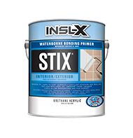 Sonoma Paint Center - Sonoma Stix Waterborne Bonding Primer is a premium-quality, acrylic-urethane primer-sealer with unparalleled adhesion to the most challenging surfaces, including glossy tile, PVC, vinyl, plastic, glass, glazed block, glossy paint, pre-coated siding, fiberglass, and galvanized metals.

Bonds to "hard-to-coat" surfaces
Cures in temperatures as low as 35° F (1.57° C)
Creates an extremely hard film
Excellent enamel holdout
Can be top coated with almost any productboom