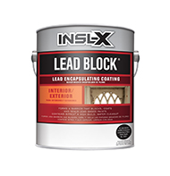 Sonoma Paint Center - Sonoma Lead Block is a water-based elastomeric acrylic coating with excellent adhesion, elongation, and tensile strength characteristics. When applied to surfaces bearing lead-containing paint, this product will seal in the lead paint with a thick, elastic membrane sheathing.

A cost-effective alternative to lead paint remediation
Creates a barrier over lead paints
For interior or exterior use
Easy application with brush, roller, or spray
Can be used as a primer or top coat
Attractive eggshell finishboom